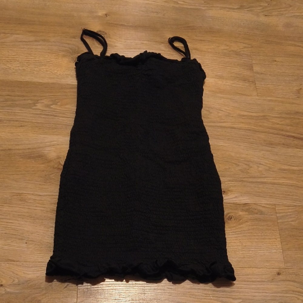 Lulu's Black Textured Camisole Top